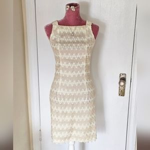 Nu Mode Toronto Vintage lace dress, size 5/6.